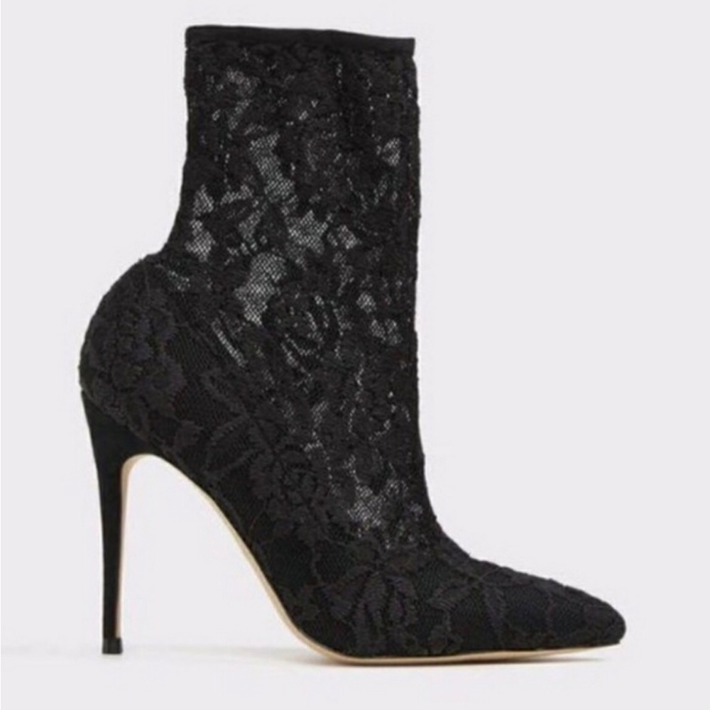 Aldo Halle Pointed Toe lace heels